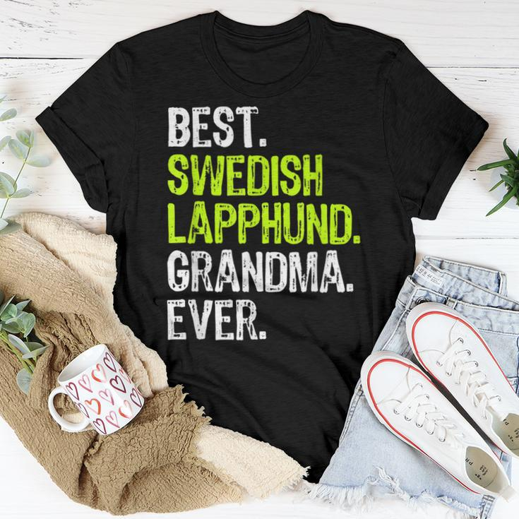 Best Swedish Lapphund Grandma Ever Dog Lover Women T-shirt Unique Gifts