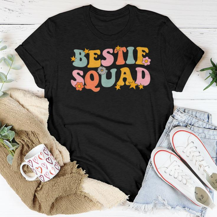 Bestie Squad Groovy Matching For Best Bff Friend Women T-shirt Unique Gifts