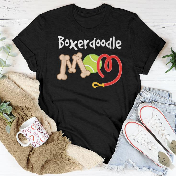 Boxerdoodle Mom Dog Owner Women T-shirt Unique Gifts