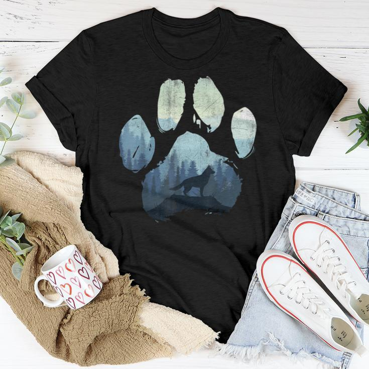 Corman Shepherd Dog Paw Mom Dad Mountains Women T-shirt Unique Gifts