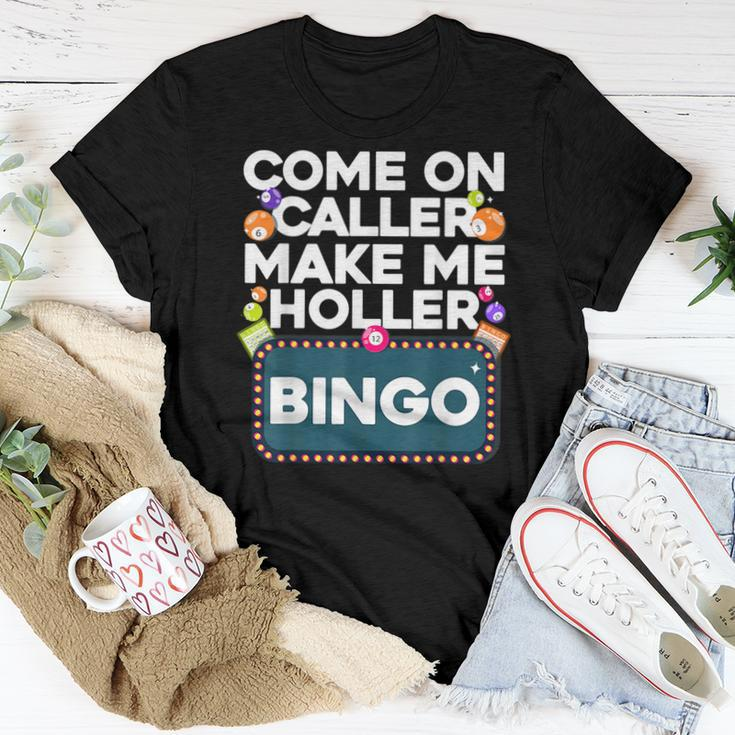 Cute Bingo Design For Men Women Casino Game Bingo Lovers Women T-shirt Funny Gifts