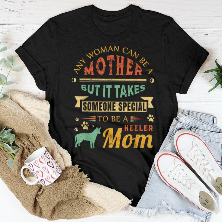 Cute Red Blue Heeler Mom Australian Cattle Dog Lover Women T-shirt Unique Gifts