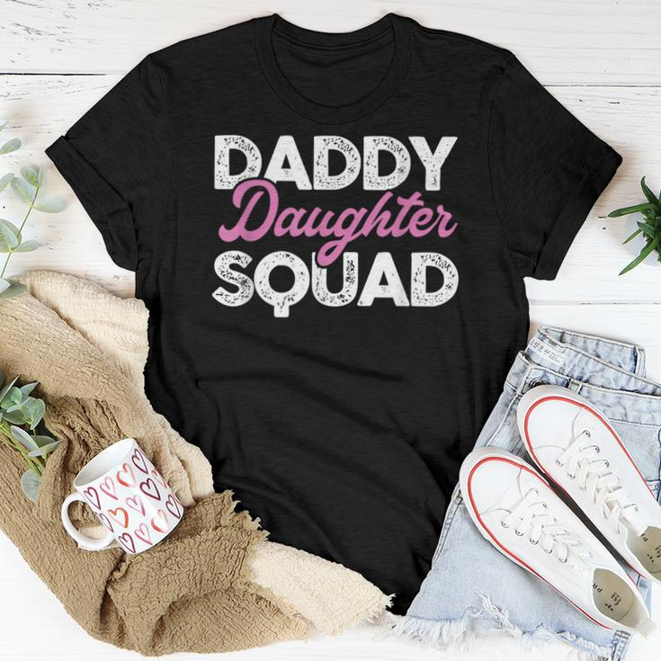 Daddy Daughter Squad | Father Papa Dad Daughter Women T-shirt Funny Gifts