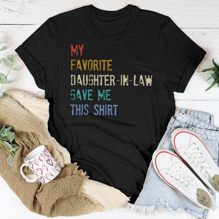 My Favorite Daughterinlaw Gave Me This Women T-shirt Unique Gifts