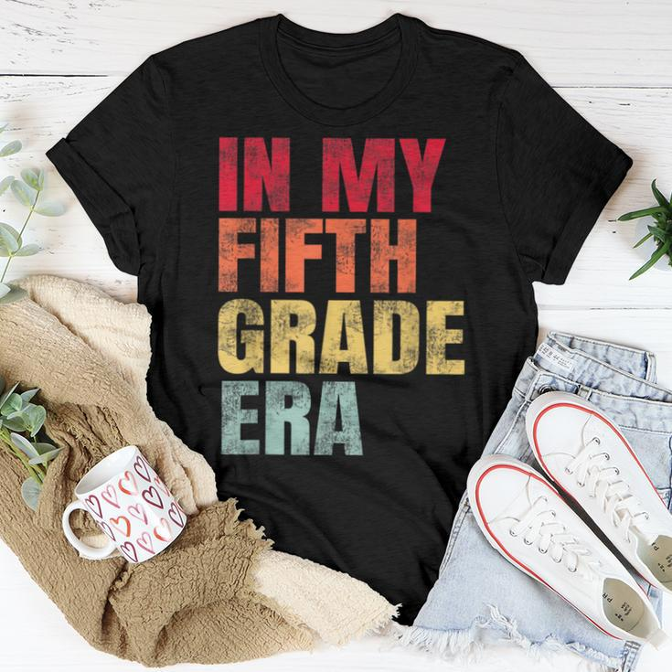 In My Fifth Grade Era Vintage Back To School Teacher Women T-shirt Unique Gifts