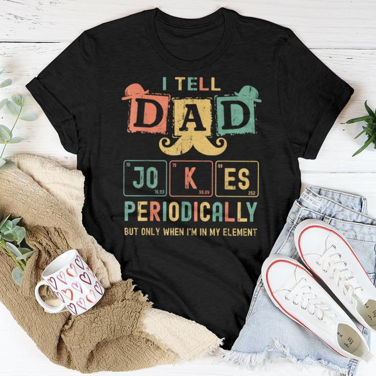 Funny Dad Jokes 2023 Men Women Kids Husband Fathers Day Women T-shirt Funny Gifts