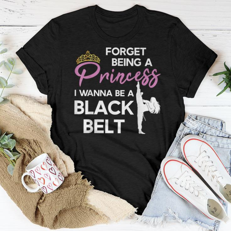 Karate Black Belt Saying For Taekwondo Girl Women T-shirt Personalized Gifts