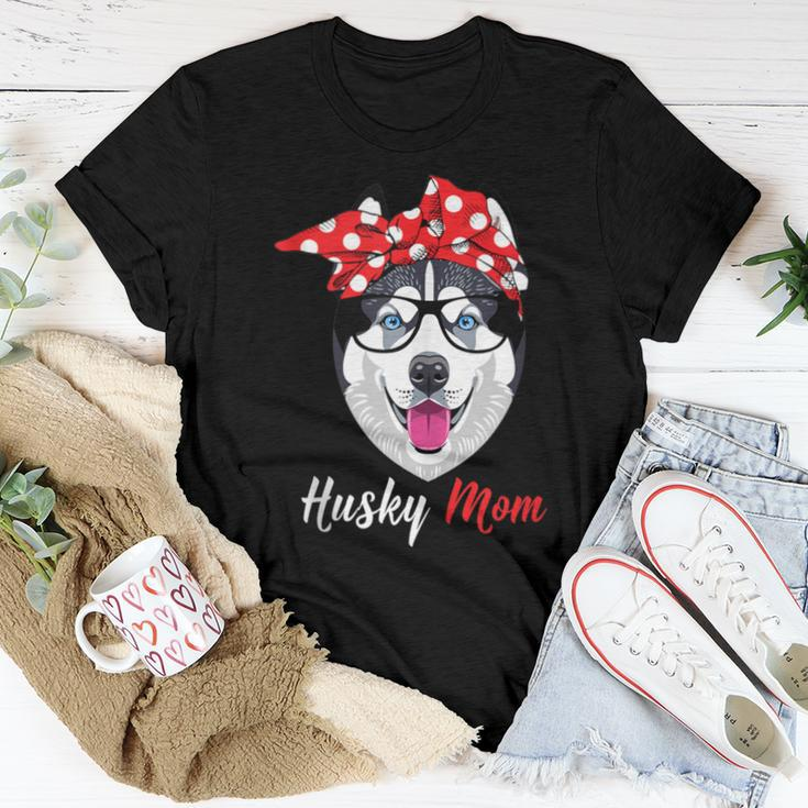 Siberian Husky Mom For Dogs Lovers Women T-shirt Unique Gifts