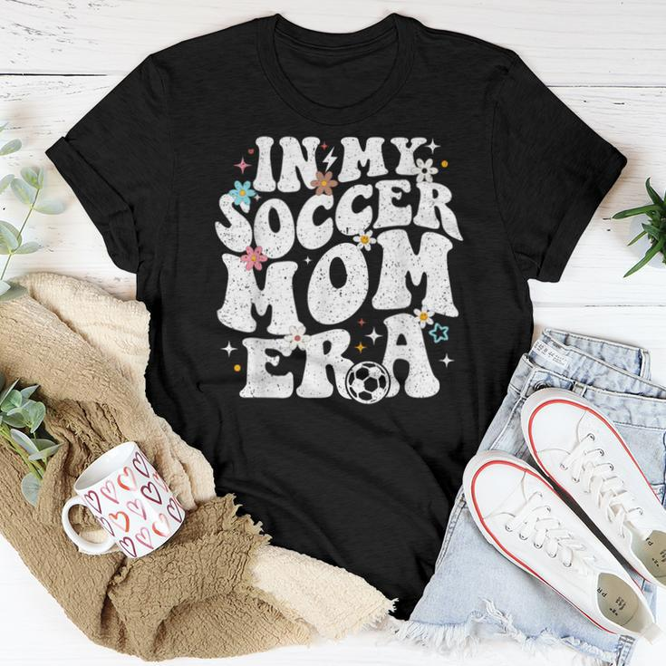 Vintage In My Soccer Mom Era Football Mama Groovy Life Women T-shirt Funny Gifts