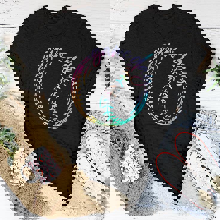 Game Day Baseball Cute Softball Tie Dye Life Mom For Women T-shirt