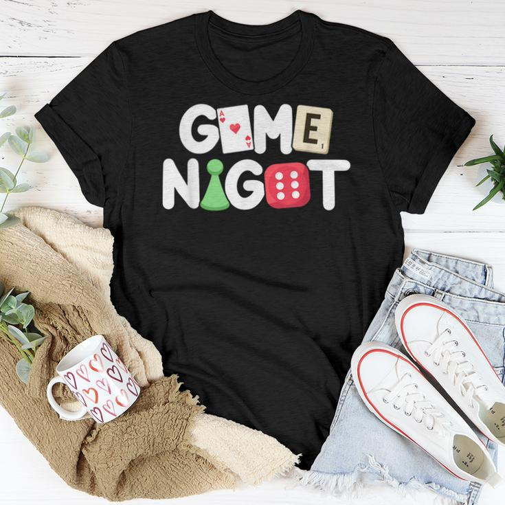 Game Night Host Board Games Trivia Night Team Women Men Women T-shirt Unique Gifts