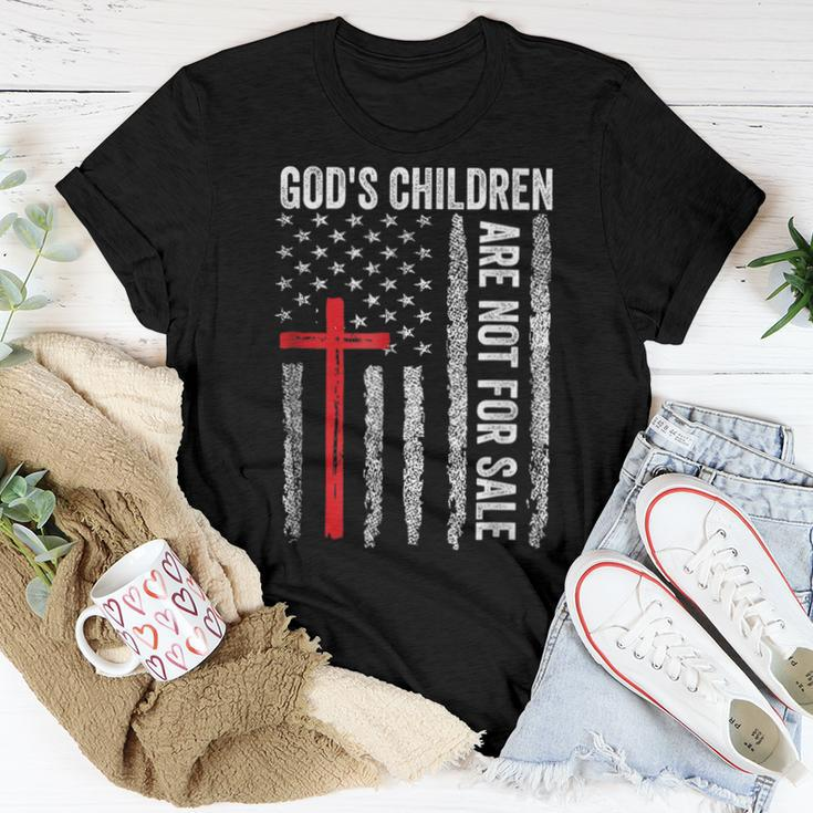 Gods Children Are Not For Sale Vintage Gods Children Quote Women T-shirt Unique Gifts
