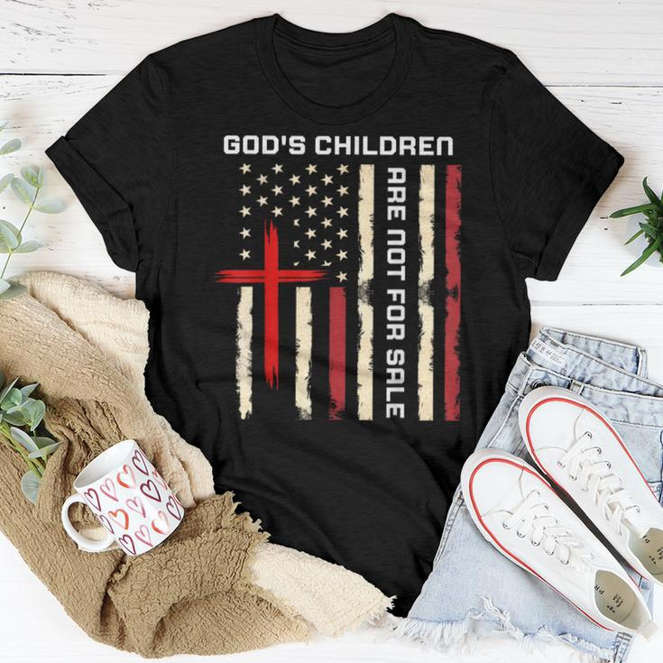 Gods Children Are Not For Sale Vintage Gods Children Quote Women T-shirt Funny Gifts