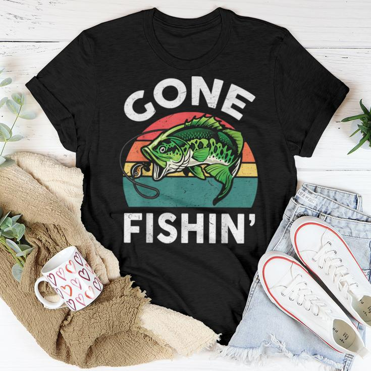  Bass Fish Gone Fishing-Shirt Kid Toddler Boy Men Women Funny  Zip Hoodie : Clothing, Shoes & Jewelry