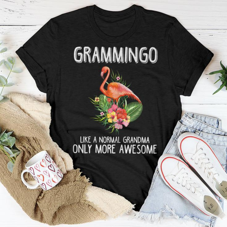 Grammingo Like An Grandma Only Awesome Floral Women T-shirt Unique Gifts