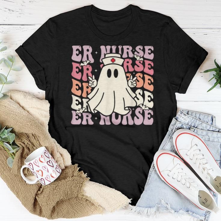 Groovy Emergency Room Nurse Halloween Costume Er Nurse Women T-shirt Personalized Gifts