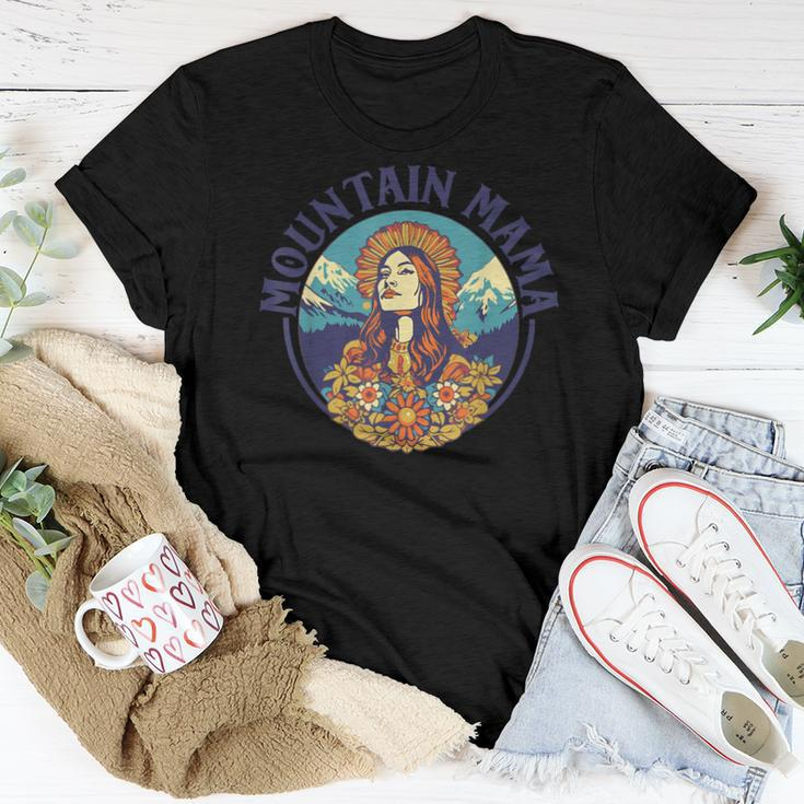 Groovy Mountain Mama Hippie 60S Psychedelic Artistic Women T-shirt Funny Gifts
