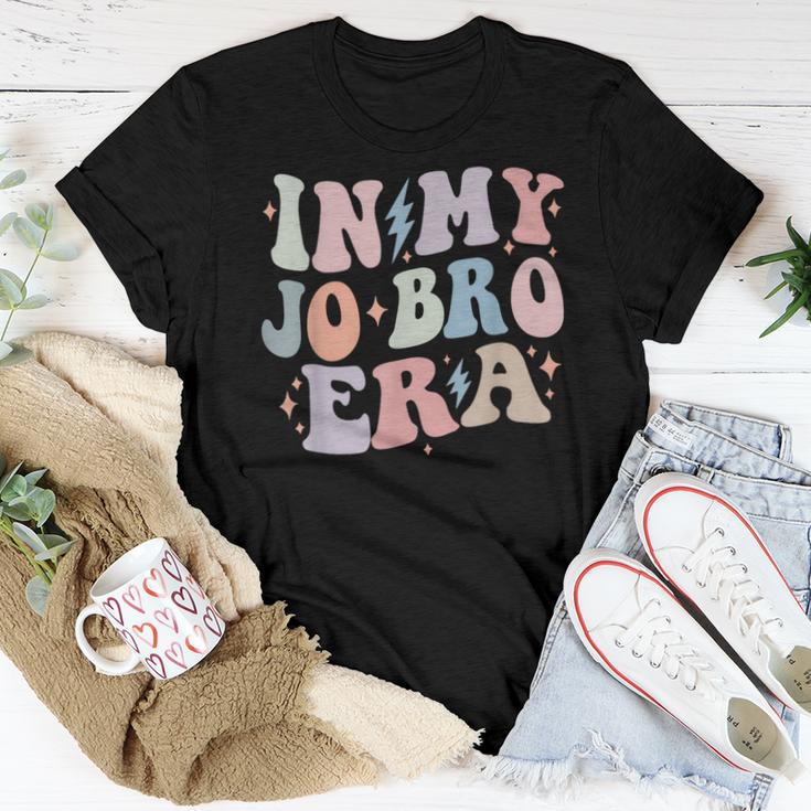 Groovy Retro In My Jo Bro Era In My Job Bro Era Women T-shirt Funny Gifts