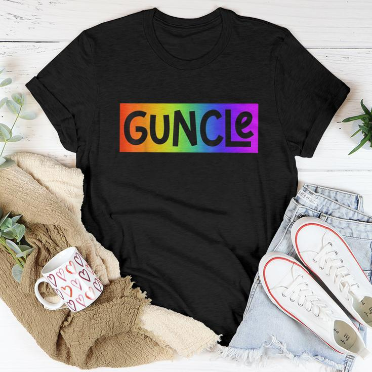 Guncle Gay Uncle Pride Rainbow Guncle Women T-shirt Unique Gifts