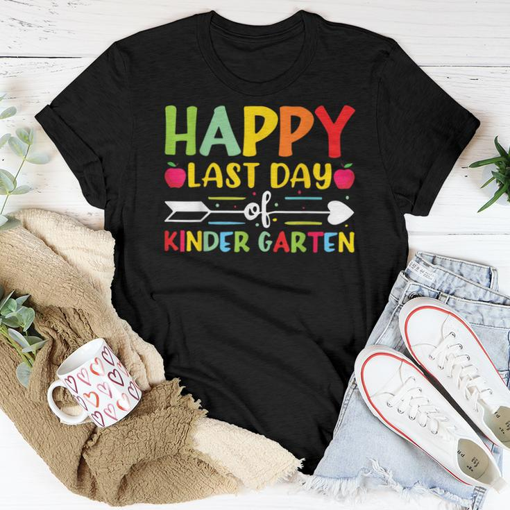 Happy Last Day Of Kindergarten For Teacher Student Graduate Women T-shirt Unique Gifts