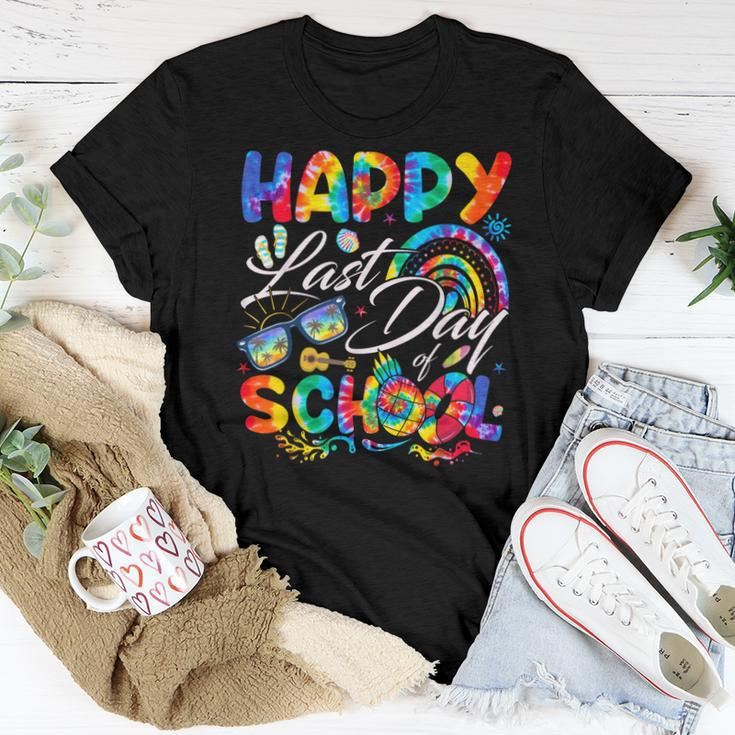 Happy Last Day Of School Teachers End Of Year Students Women T-shirt Unique Gifts