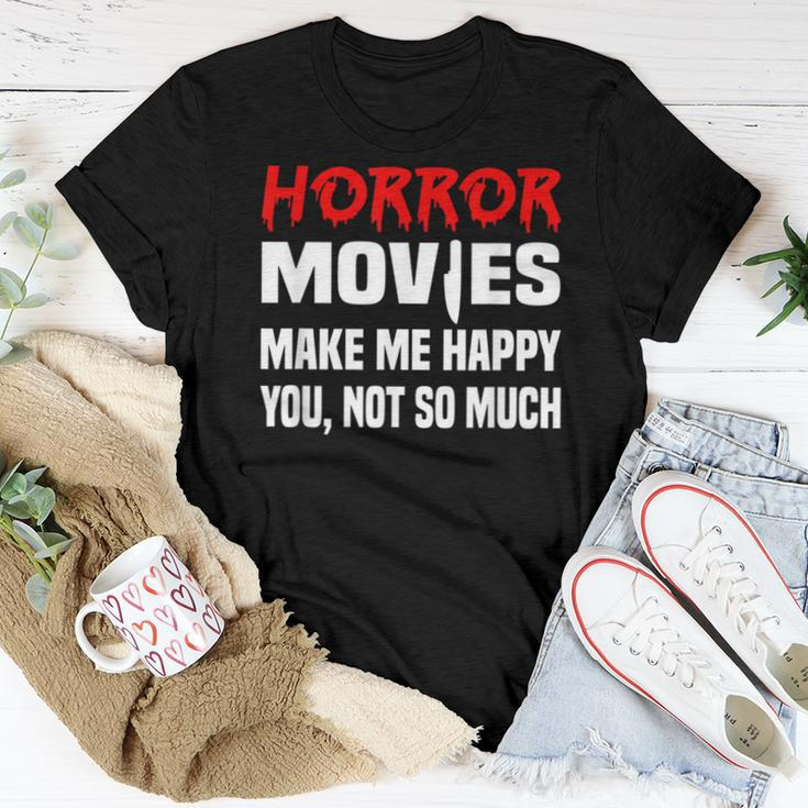 Horror Movie Sarcastic Horror Films Horror Lover Horror Women T-shirt Unique Gifts
