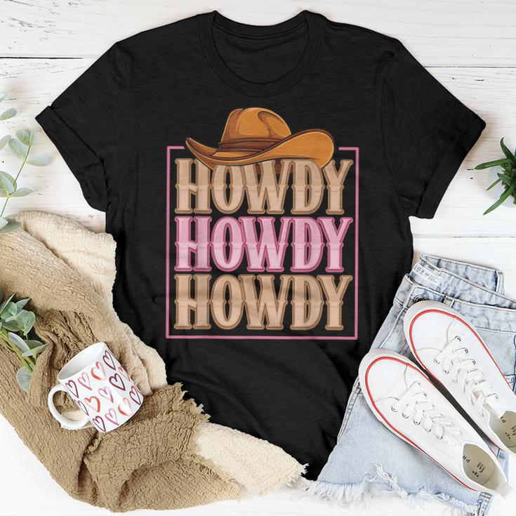 Howdy Cowgirl Western Country Rodeo Southern For Women Girls Women T-shirt Unique Gifts