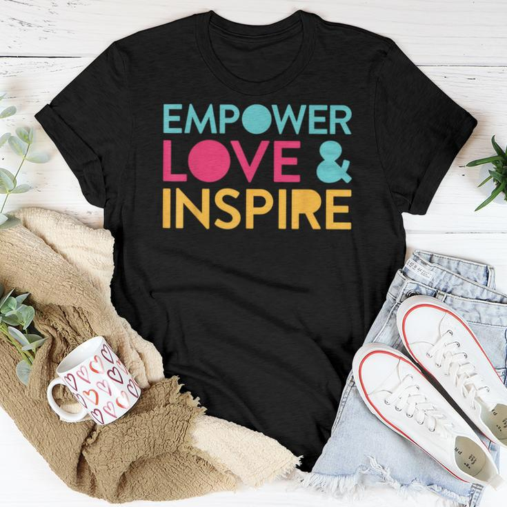 Inspirational Inclusion Empowerment Quote For Teacher Women T-shirt Unique Gifts