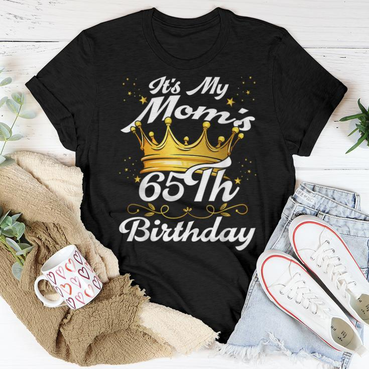 It's My Mom's 65Th Birthday Crown Women's Moms 65Th Birthday Women T-shirt Unique Gifts