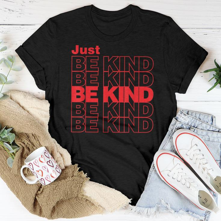 Just Be Kind Anti Bullying Kindness Week Unity Day Women T-shirt Unique Gifts