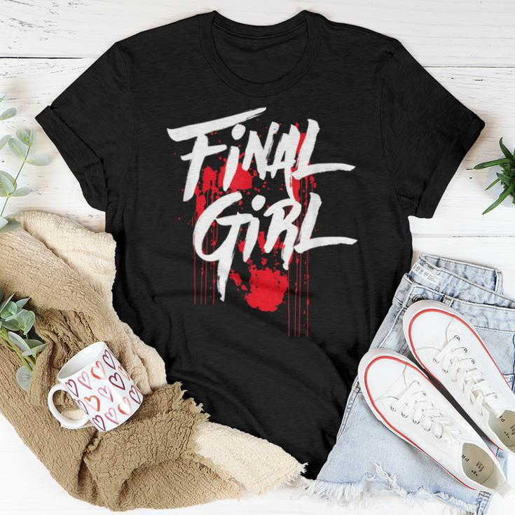 Killer Final Girl For Horror Loving Girls Ns And Women Final Women T-shirt Unique Gifts