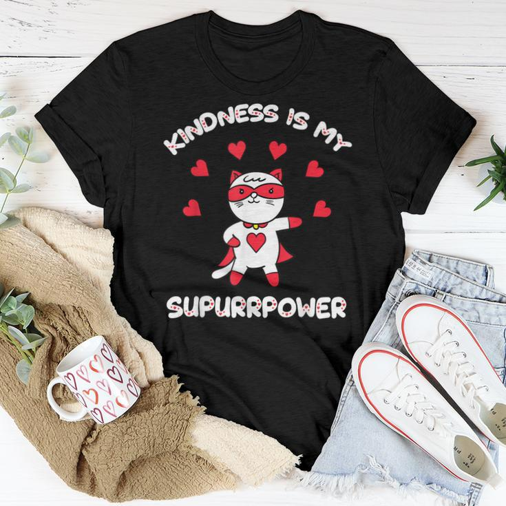 Kindness Is My Superpower Be Kind Choose Kindness Women T-shirt Unique Gifts