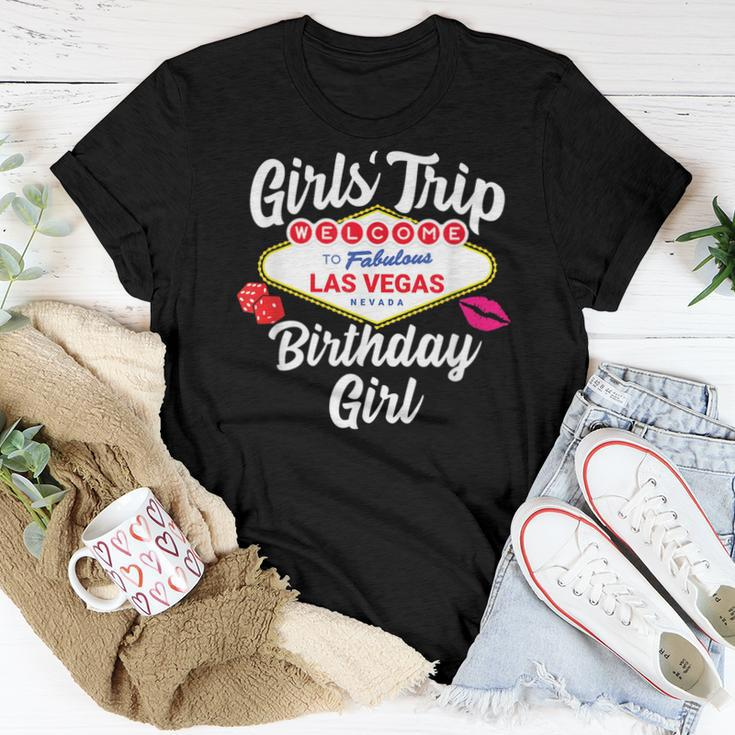 Las Vegas Birthday Vegas Girls Trip Vegas Birthday Girl Women T-shirt Unique Gifts