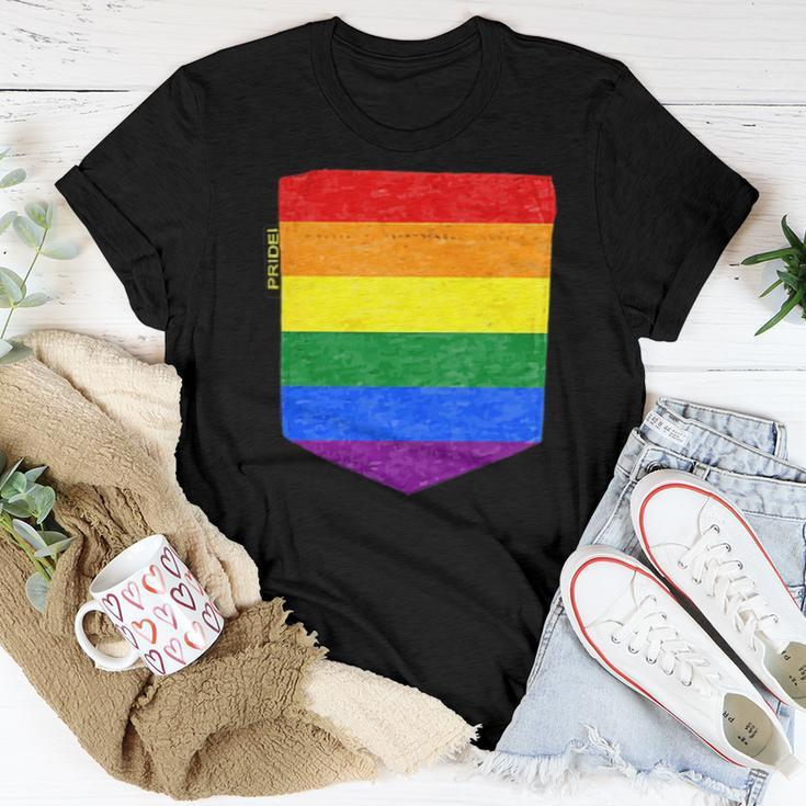 Lgbt Flag Rainbow Pride Gay Lesbian Flags Couple Men Women Women T-shirt Crewneck Unique Gifts