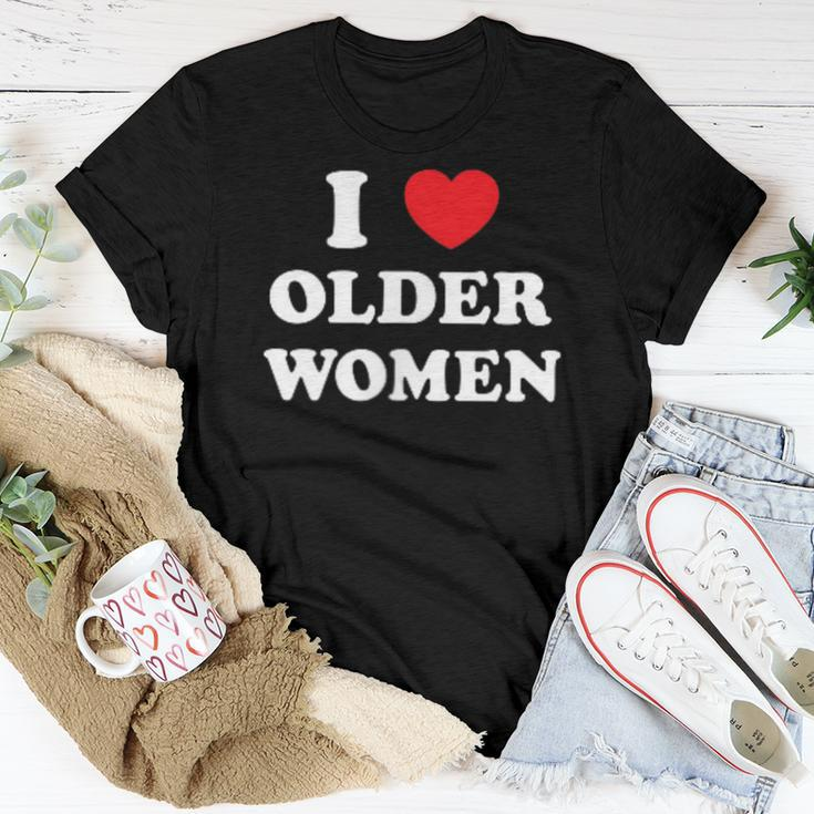 I Love Heart Older Women Women T-shirt Unique Gifts