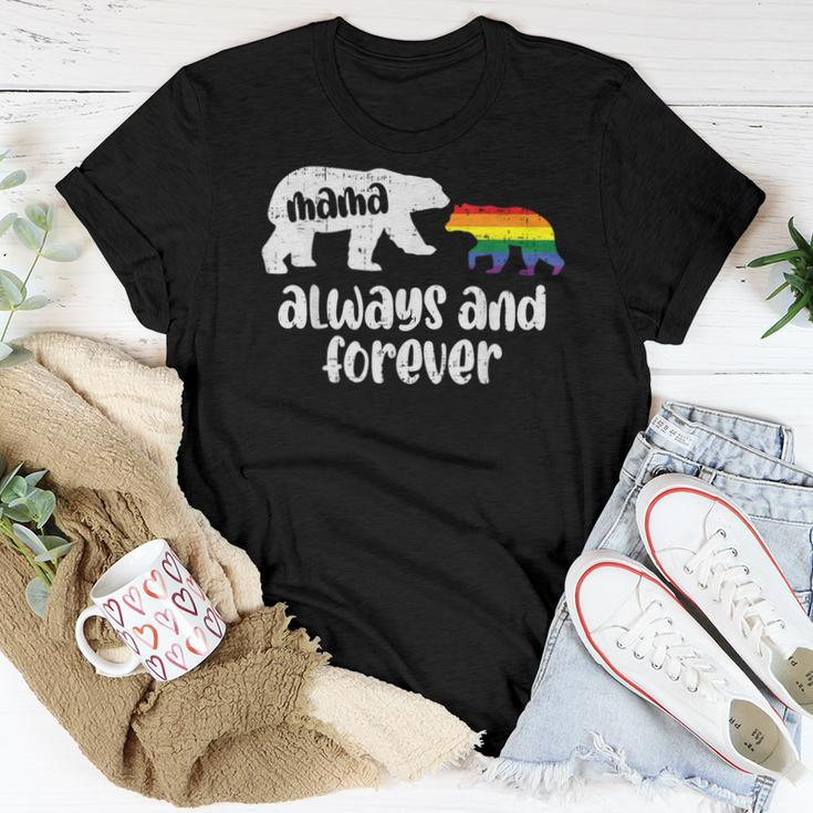 Mama Bear Always Cute Gay Pride Ally Lgbtq Month Mom Women Women T-shirt Unique Gifts