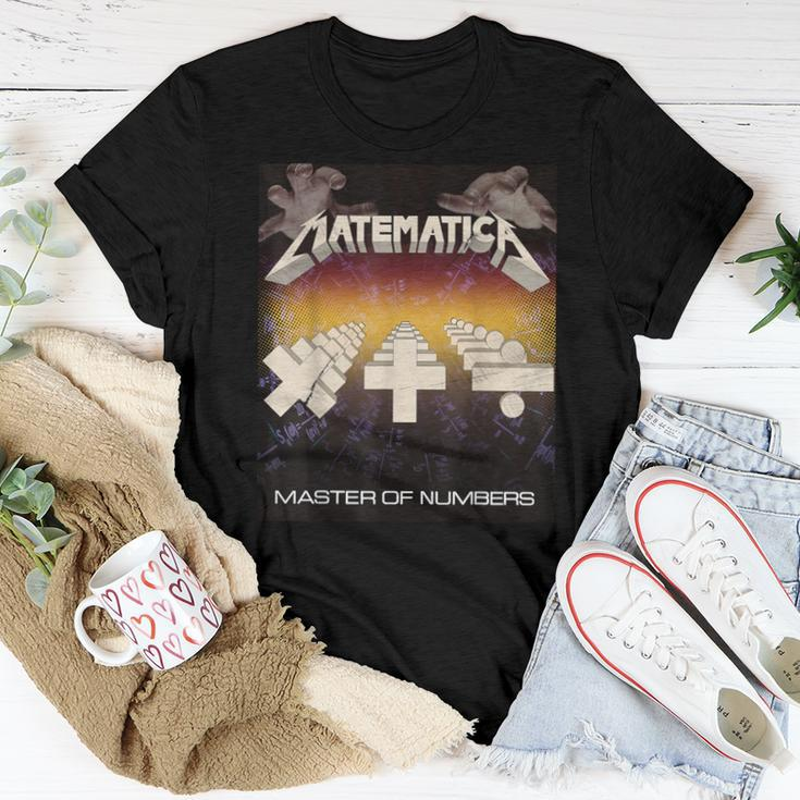 Matematica Master Of Numbers Math Teachers Puppets Parody Women T-shirt Unique Gifts