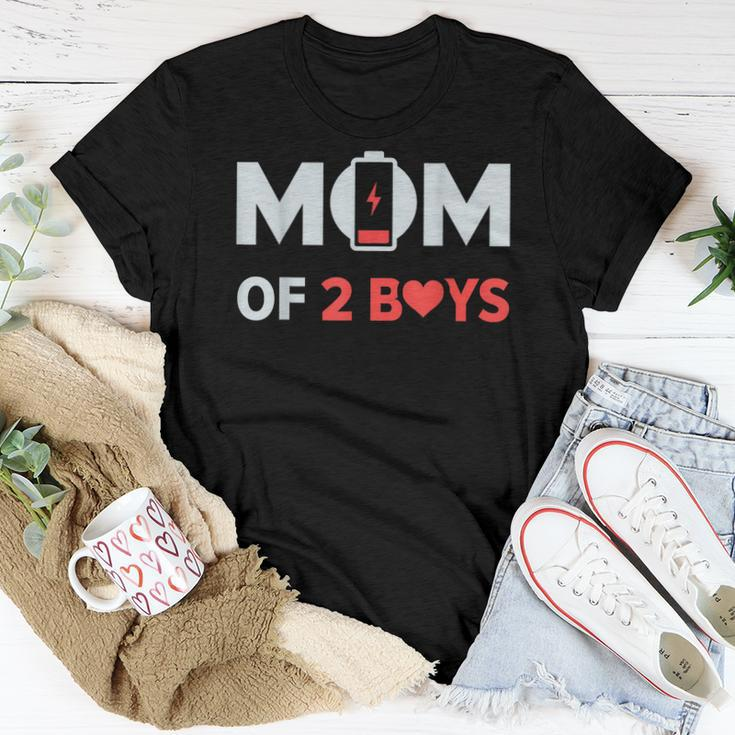 Mom Of 2 Boys From Son To Mom For Birthday Women Women T-shirt Unique Gifts