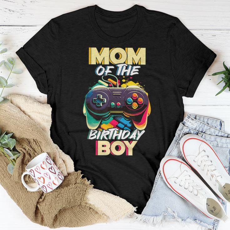 Mom Of The Birthday Boy Matching Gamer Birthday Party Women T-shirt Unique Gifts