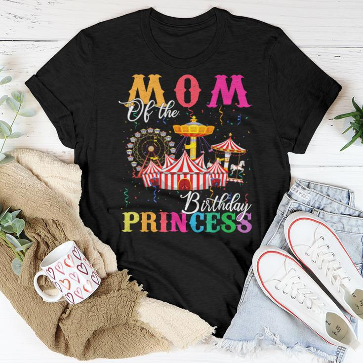 Mom Of The Birthday Princess Girl Circus Party Carnival Women T-shirt Funny Gifts