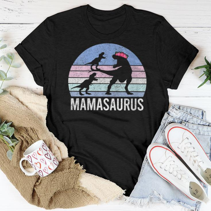 Mom Mother Christmas Xmas Mamasaurus 2 Son Wife Women Women T-shirt Unique Gifts