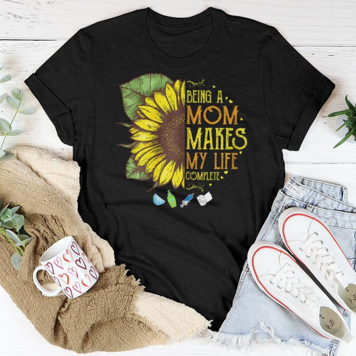 New Mom Plus Size Floral Flower Graphic Women T-shirt Unique Gifts