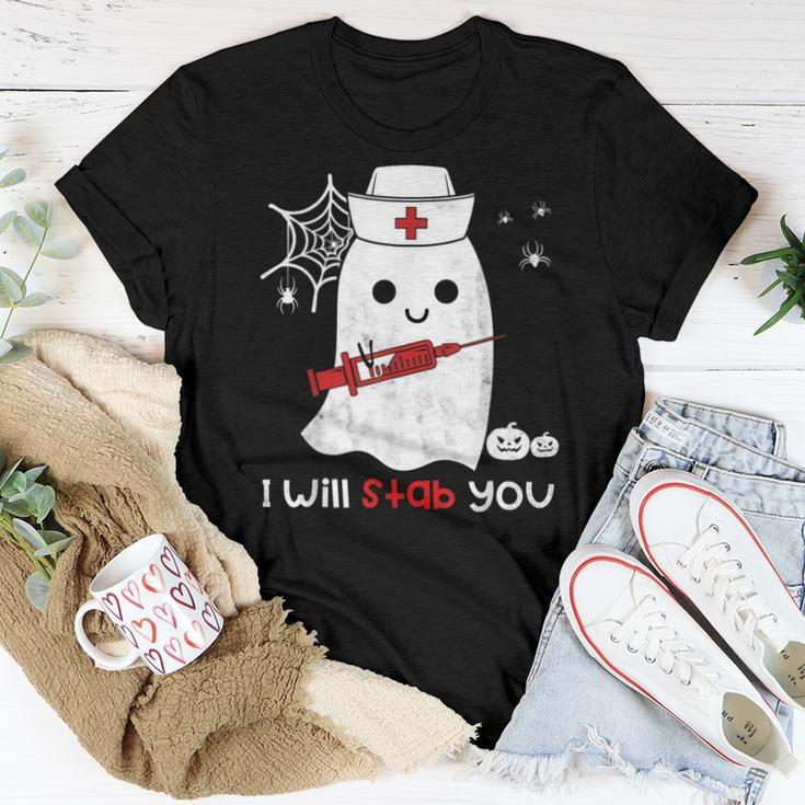 I will stab you nurse halloween shirt online