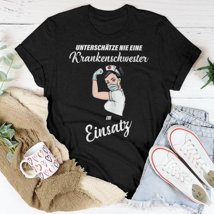 Nursing Underestimates Never A Nursing Women T-shirt Personalized Gifts