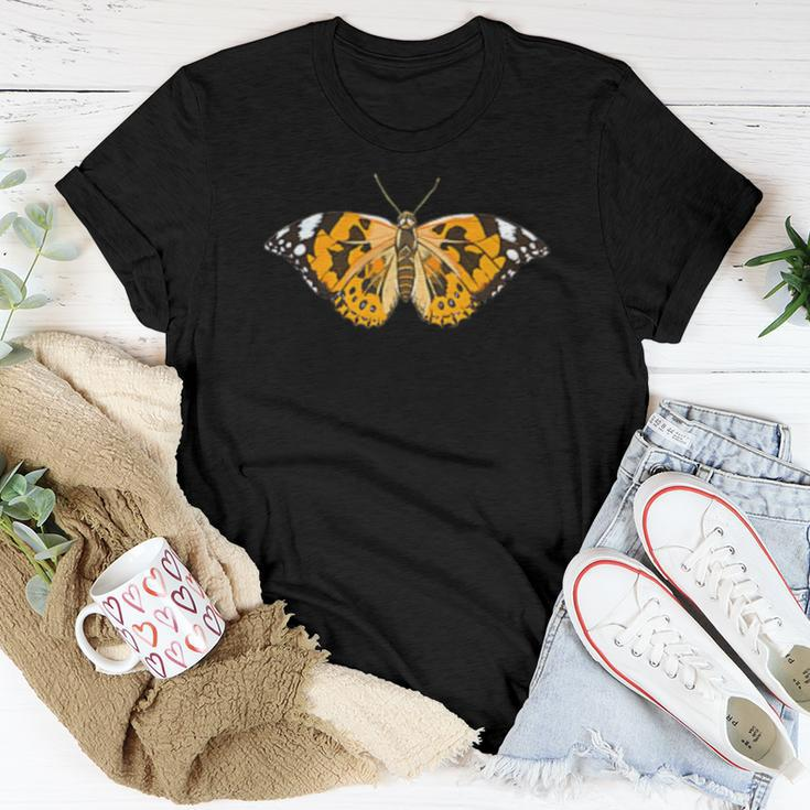 Painted Lady Butterfly Women T-shirt Unique Gifts