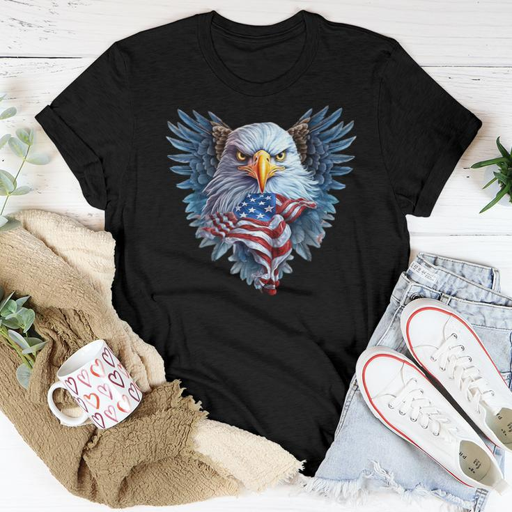 Patriotic Eagle 4Th Of July Men Women Usa Patriotic Eagle Women T-shirt Funny Gifts