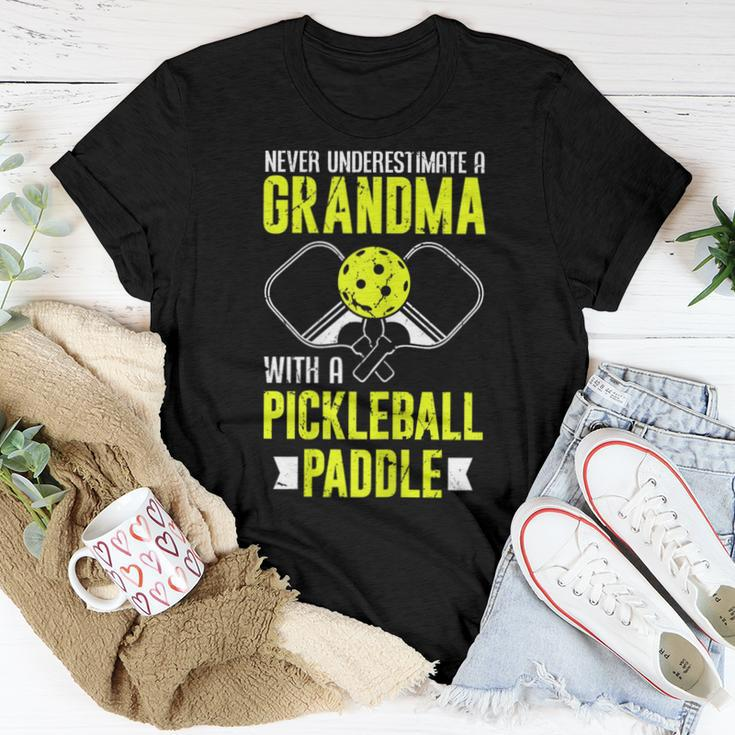 Pickleball Grandma Graphic For Women Pickleball Player Women T-shirt Unique Gifts