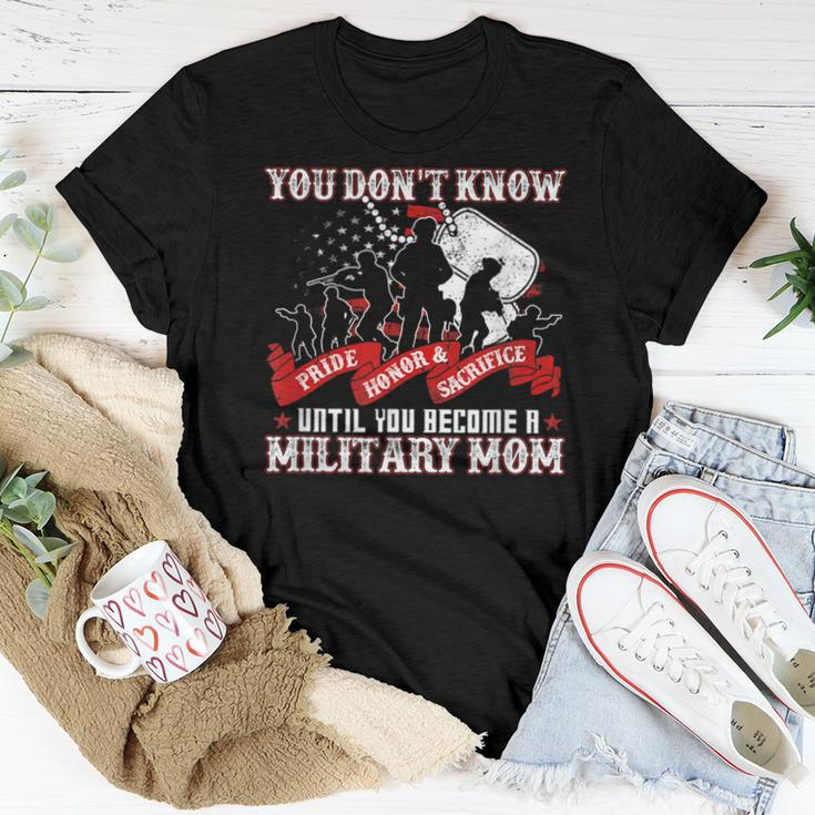 Pride Honor Sacrifice Proud Military Mom Army Mother Women T-shirt Unique Gifts