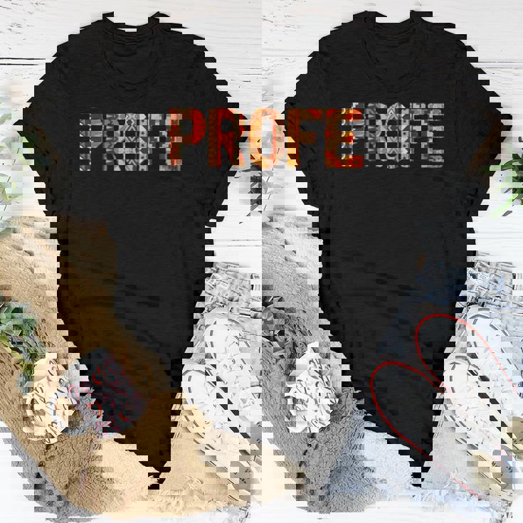 Profe Spanish Teacher Latin Professor Women T-shirt Unique Gifts