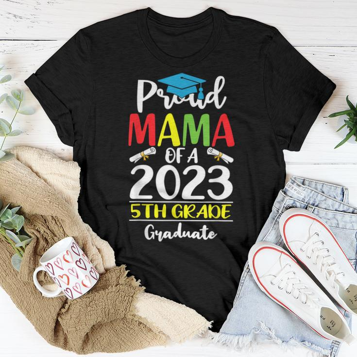 Proud Mama Of A Class Of 2023 5Th Grade Graduate Women T-shirt Unique Gifts